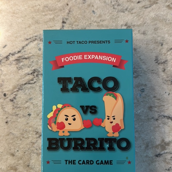 Taco Vs Burrito Card Game & Expansion Pack/Deck New In Box - Picture 5 of 10